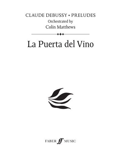 Cover for Claude Debussy · La puerta del vino (Prelude 12) (Paperback Bog) (2010)