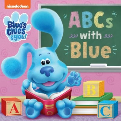 Cover for Random House · ABCs with Blue (Board book) (2021)