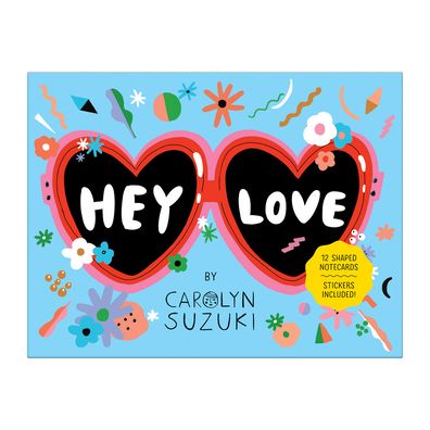 Hey Love Shaped Notecard Portfolio - Galison - Books - Galison - 9780735363113 - January 21, 2020