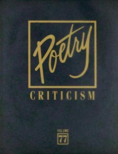 Cover for Michelle Lee · Poetry Criticism (Hardcover Book) (2007)