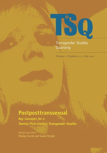 Cover for Paisley Currah · Postposttranssexual: Key Concepts for a 21st Century Transgender Studies (Paperback Book) (2014)