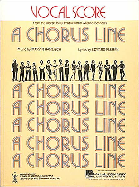 Cover for Marvin Hamlisch · Chorus Line, A (Vocal Score) (Paperback Bog) (1982)