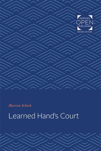 Cover for Marvin Schick · Learned Hand's Court (Paperback Book) (2020)