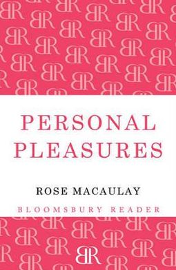 Cover for Rose Macaulay · Personal Pleasures (Pocketbok)