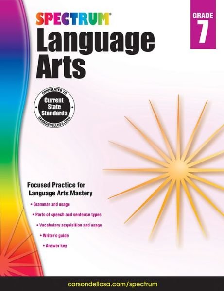 Cover for Spectrum · Spectrum Language Arts, Grade 7 (Paperback Book) (2014)