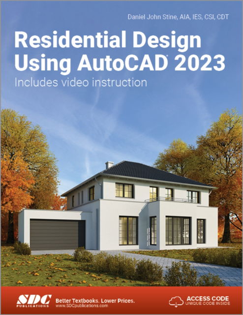 Cover for Daniel John Stine · Residential Design Using AutoCAD 2023 (Paperback Book) (2022)