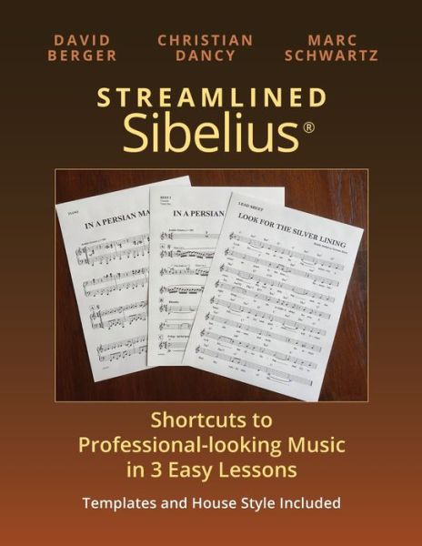 Cover for David Berger · Streamlined Sibelius (Buch) (2022)