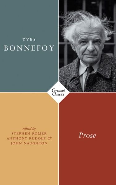 Cover for Yves Bonnefoy · Prose (Paperback Book) (2020)