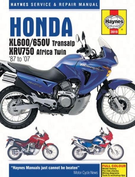 Cover for Haynes Publishing · Honda XL600/650 Transalp &amp; XRV750 Africa Twin (87 - 07) (Paperback Bog) (2016)