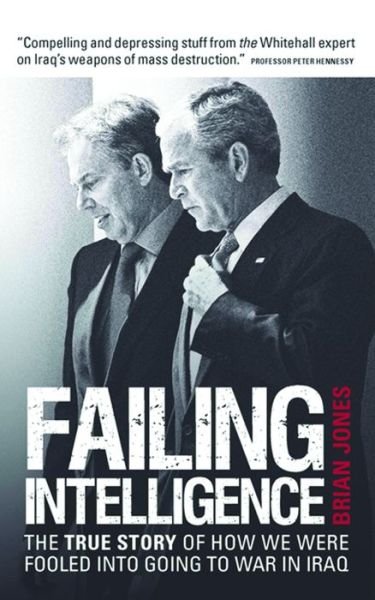 Cover for Brian Jones · Failing intelligence (Book) (2011)