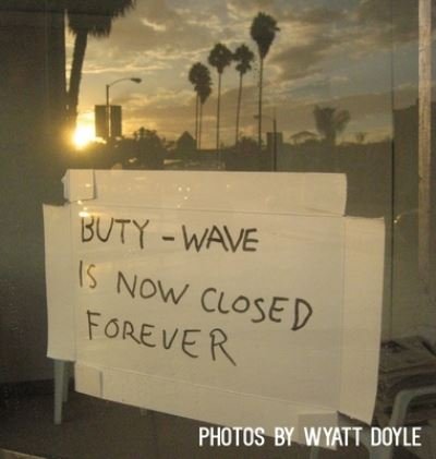 Cover for Wyatt Doyle · Buty-Wave Is Now Closed Forever (Hardcover Book) (2017)