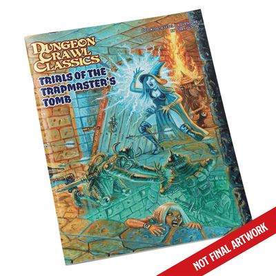 Cover for Terry Olson · Dungeon Crawl Classics #106: Trials of the Trapmaster’s Tomb - DCC DUNGEON CRAWL CLASSICS (Paperback Book) (2024)