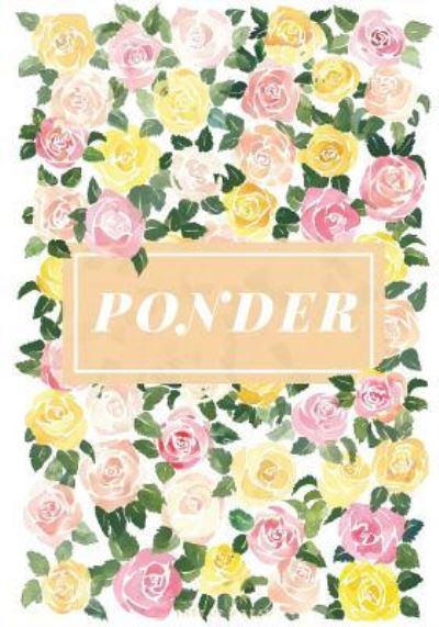 Cover for Elizabeth Foss · Ponder (Paperback Book) (2018)