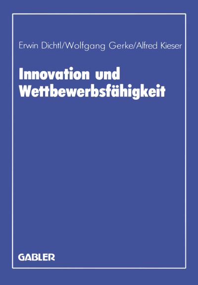 Cover for Universit at Mannheim · Innovation Und Wettbewerbsfahigkeit (Paperback Book) [1987 edition] (1987)