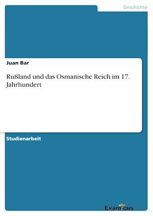 Cover for Bar · Rußland und das Osmanische Reich im (Paperback Book) [German edition] (2012)