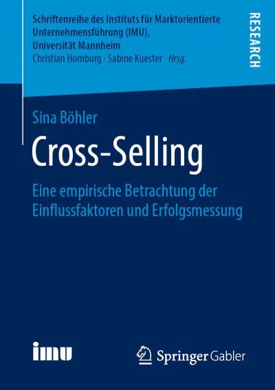 Cover for Sina Boehler · Cross Selling (Book) [1. Aufl. 2019 edition] (2019)