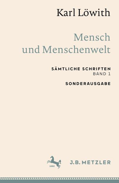 Cover for Karl Löwith · Karl löwith : Mensch und Menschenwelt (Book) (2022)