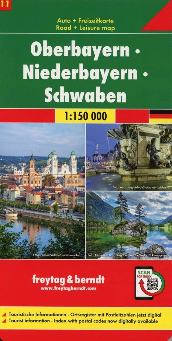 Cover for Oberbayern - Niederbayern - Schwaben (Map) (2019)