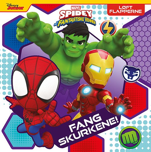 Marvel: Marvel - Spidey - Fang skurkene! - Løft flapperne (Bound Book) [1st edition] (2024)