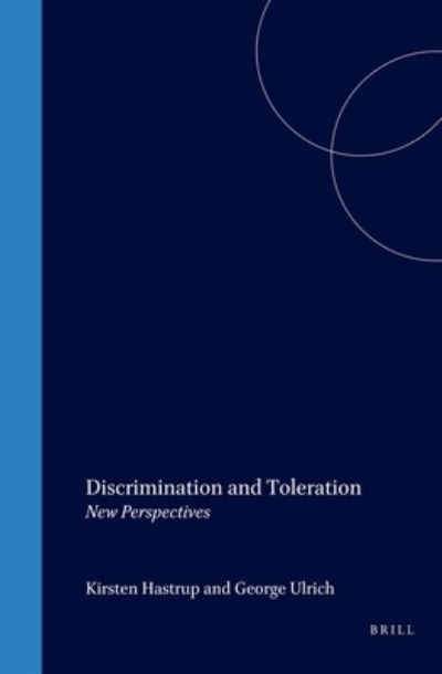 Cover for Kirsten Hastrup · Discrimination and Toleration (Hardcover Book) (2001)