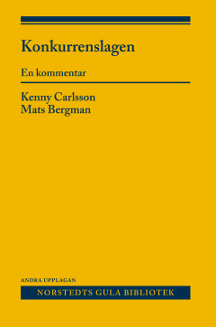 Cover for Carlsson Kenny · Konkurrenslagen : en kommentar (2.uppl.) (Poketbok) (2015)