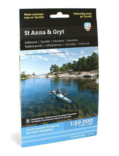 Cover for St Anna och Gryts skärgårdar 1:50.000 (CD/DVD) (2015)