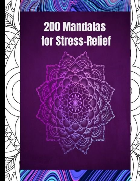 Cover for G K Crafters · 200 Mandalas for stress relief: (Easy simple Coloring Books) pattern Coloring Book: Mandala Coloring Book for Beginners and all age group, Simple, and Relaxing Coloring Pages (Pocketbok) (2021)