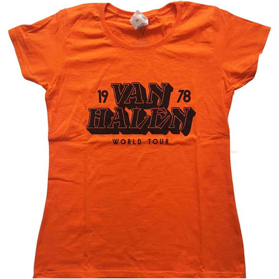 Cover for Van Halen · Van Halen Ladies Tee: World Tour '78 (T-shirt)