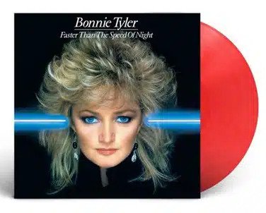 Cover for Bonnie Tyler · Faster Than The Speed Of Night (LP) [40th Anniversary Red Vinyl edition] (2023)