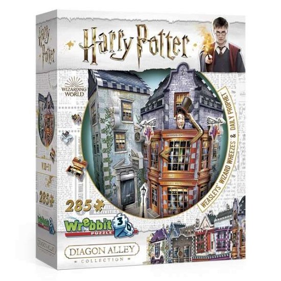 Harry Potter Diagon Alley Collection: Weasley Wizards Wheezes (285Pc) 3D Jigsaw Puzzle - Harry Potter - Gesellschaftsspiele - WREBBIT 3D - 0665541005114 - 13. September 2019