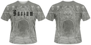 Cover for Burzum · From the Dephts of Darkness - Grey T-shirt with All over Print (T-shirt) (2011)