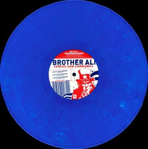 Cover for Brother Ali · Uncle Sam Goddamn =blue= (12&quot;) (2007)
