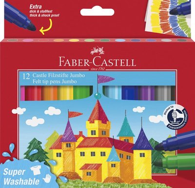 Cover for Faber-castell · FABER-CASTELL Jumbo Super Washable Filzstifte farb (MERCH)