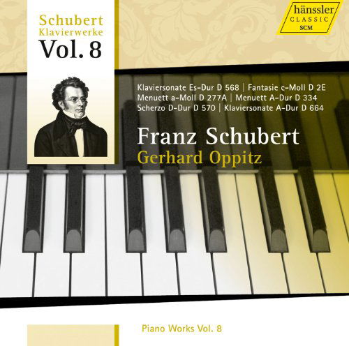 Piano Works 8 - Schubert / Oppitz - Muziek - HANSSLER - 4010276022114 - 30 oktober 2012