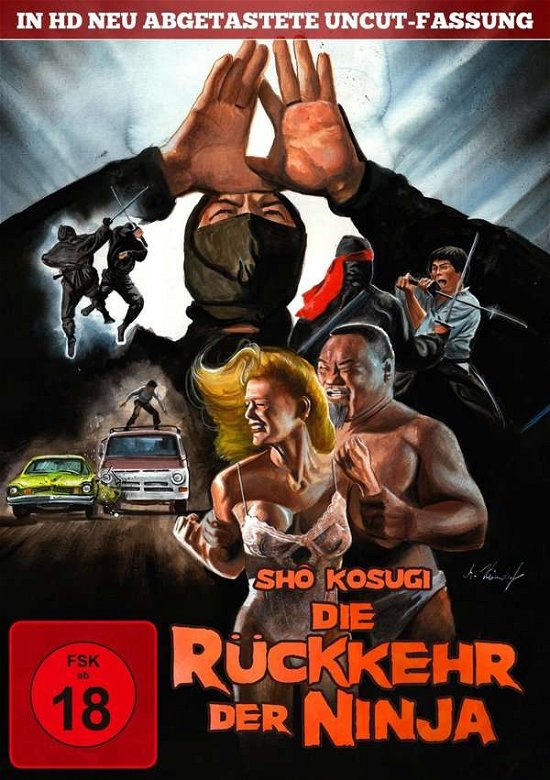 Cover for Kosugi,sho / Frye,virgil / Kosugi,kane · Die Rückkehr Der Ninja-uncut Fassung (DVD) (2021)