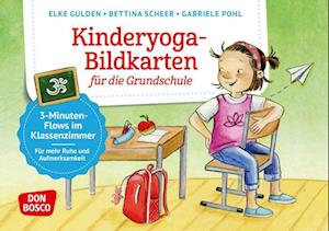 Cover for Elke Gulden · Kinderyoga-Bildkarten für die Grundschule: Mit Yoga-Übungen Konzentration &amp; Aufmerksamkeit bei Kindern von 6 bis 10 Jahren fördern (Körperarbeit und innere Balance. 30 Ideen auf Bildkarten) (Book) (2022)