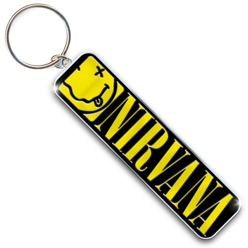 Nirvana Smiley Face 8cm Keychain - - No Manufacturer - - Produtos - Live Nation - 103035 - 5055295324114 - 10 de novembro de 2014