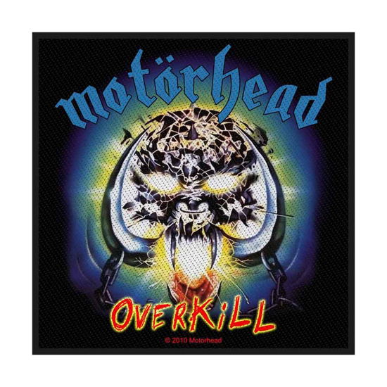 Motorhead Standard Woven Patch: Overkill - Motörhead - Produtos - PHD - 5055339718114 - 19 de agosto de 2019