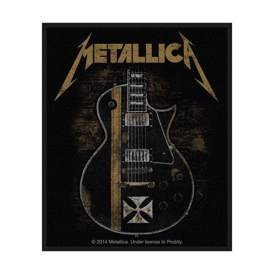 Metallica Standard Woven Patch: Hetfield Guitar - Metallica - Merchandise - PHD - 5055339750114 - 19. august 2019