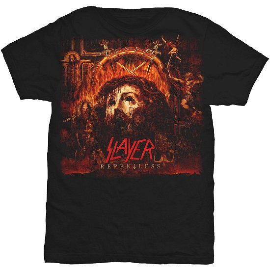 Slayer Unisex T-Shirt: Repentless - Slayer - Marchandise - ROFF - 5055979910114 - 7 juillet 2016