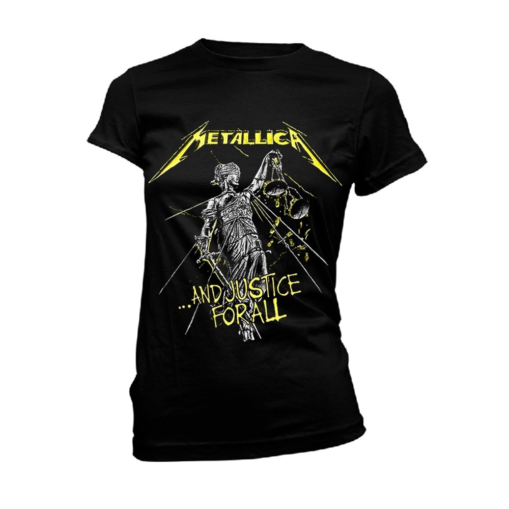 SML-3XL badhabitmerch New Metallica And Justice For All Album Cover Band Shirt