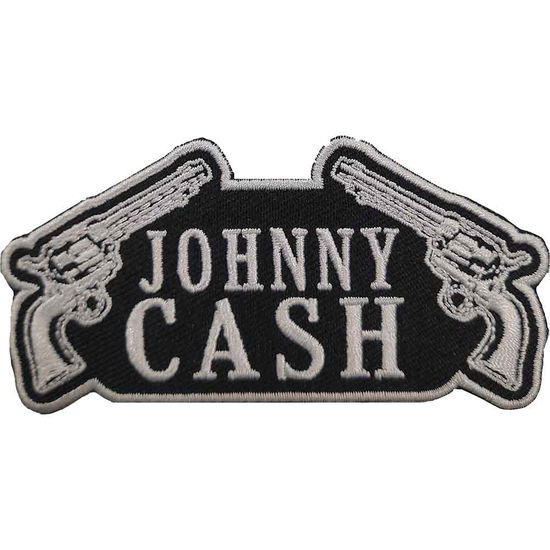 Johnny Cash Standard Woven Patch: Gun - Johnny Cash - Merchandise -  - 5056368696114 - 