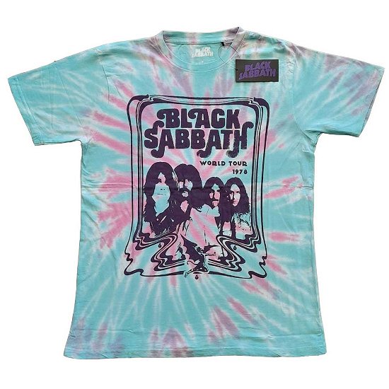 Black Sabbath Unisex T-Shirt: World Tour '78 (Wash Collection) - Black Sabbath - Mercancía -  - 5056561013114 - 