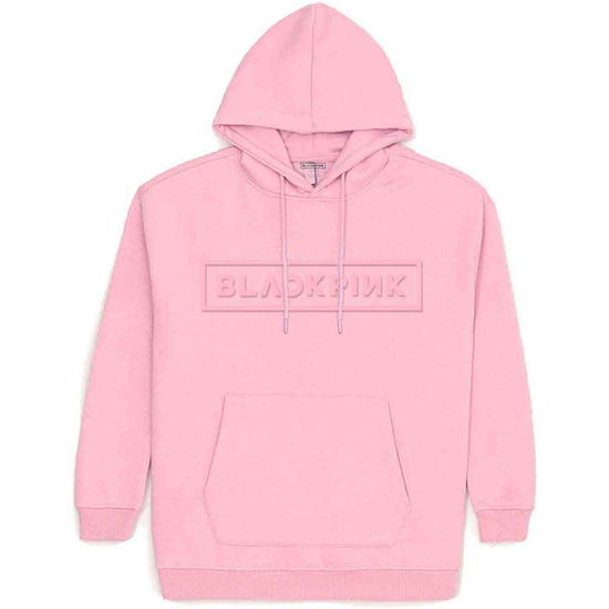 BlackPink Unisex Pullover Hoodie: Logo - BlackPink - Produtos - YG ENTERTAINMENT - 5056561026114 - 24 de fevereiro de 2022