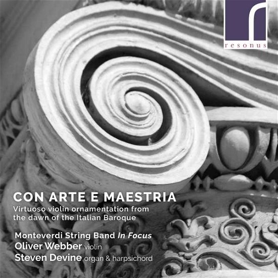 Cover for Webber, Oliver &amp; Steven Devine · Con Arte E Maestria: Virtuoso Violin Ornamentation from (CD) (2021)