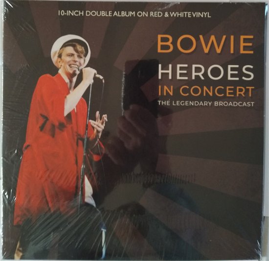 Heroes In Concert (Red & White Vinyl) - David Bowie - Música - CODA PUBLISHING LIMITED - 5060420346114 - 26 de fevereiro de 2021