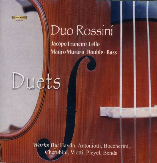 Cover for Duo Rossini · Duets - Duetti Da Camera (CD) (2022)