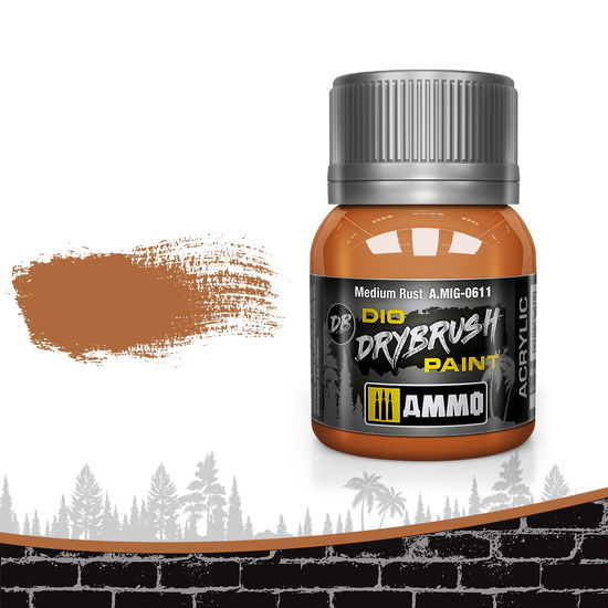 Cover for Ammo Mig Jiminez · Ammo Mig Jiminez - Drybrush Medium Rust 40 Ml Jar (10/20) * (Toys)