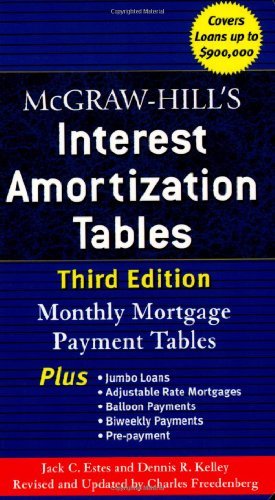 Cover for Charles Freedenberg · Mcgraw-hill's Interest Amortization Tables, Third Edition (Paperback Book) (2006)