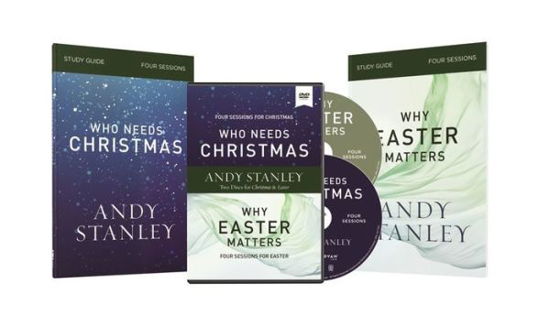 Who Needs Christmas / Why Easter Matters Study Guides with DVD - Andy Stanley - Książki - HarperChristian Resources - 9780310121114 - 29 października 2019